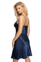 Irall Elodie Nightdress Navy - Divine Silk