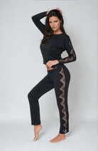 Irall Pandora Black Pyjama - Divine Silk