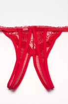Shirley of Hollywood 10 Thong Red - Divine Silk