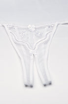 Shirley of Hollywood 10 Thong White - Divine Silk