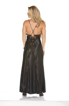 Shirley of Hollywood 20300 Black Long Gown - Divine Silk