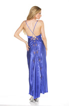 Shirley of Hollywood 20300 Blue Long Gown - Divine Silk