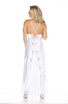 Shirley of Hollywood 20300 White Long Gown - Divine Silk