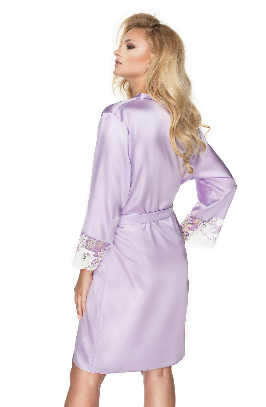 Irall Andromeda Dressing Gown Lavender - Divine Silk