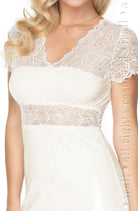 Irall Cameron Nightdress Cream 2XL-5XL - Divine Silk