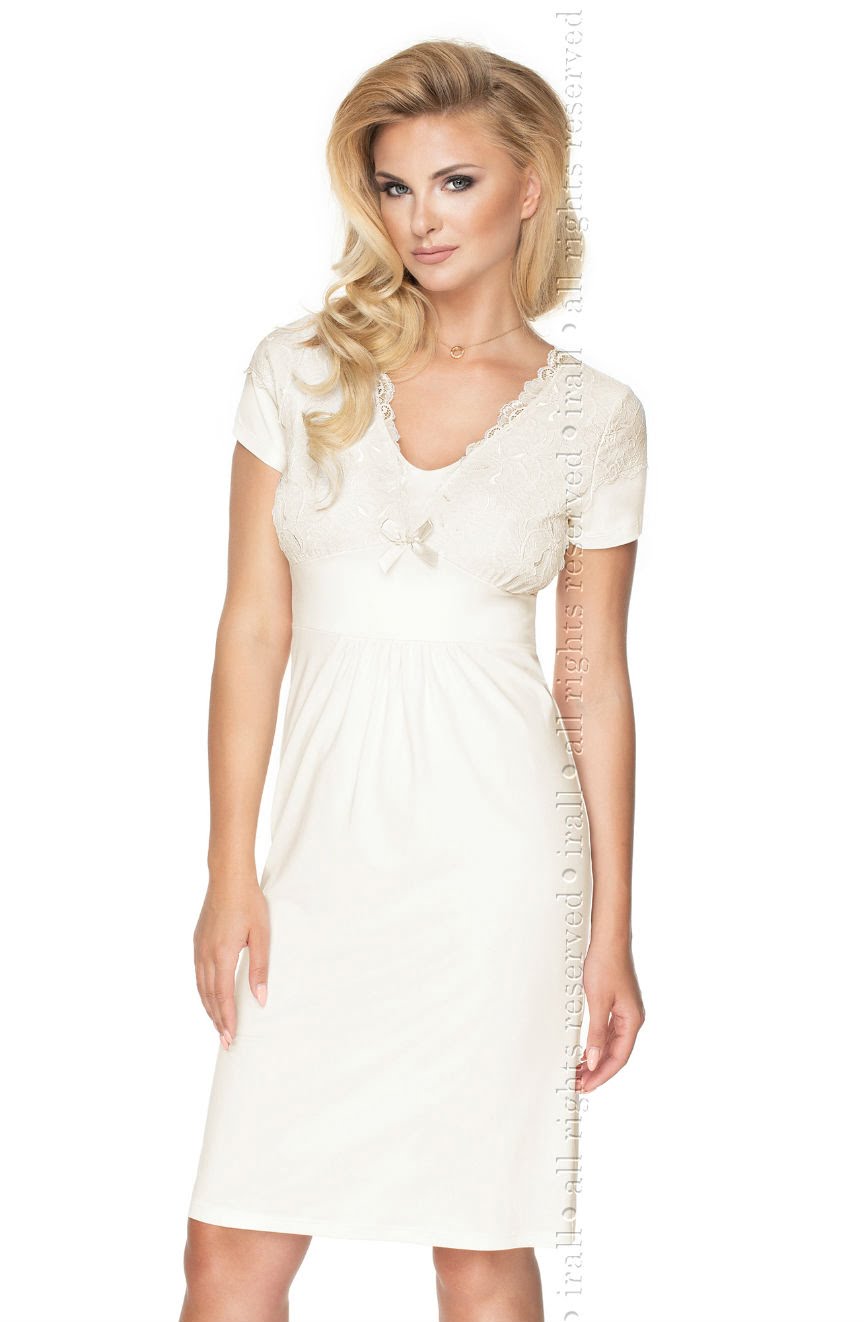 Irall Gia Cream Nightdress - Divine Silk