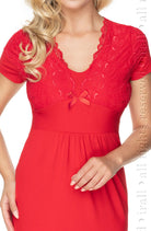 Irall Gia Red Nightdress - Divine Silk