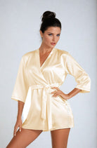 Irall Aria Dressing Gown Cream - Divine Silk