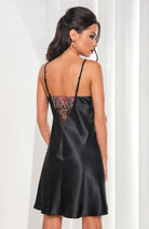 Irall Dakota Nightdress Black - Divine Silk