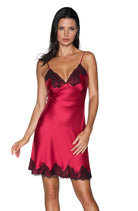 Irall Juniper Burgundy Nightdress - Divine Silk