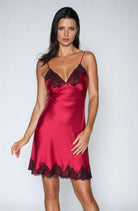 Irall Juniper Burgundy Nightdress - Divine Silk