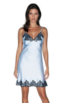 Irall Juniper Nightdress Blue - Divine Silk