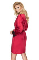 Irall Juniper Burgundy Dressing Gown - Divine Silk