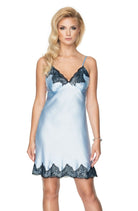 Irall Juniper Nightdress Blue - Divine Silk
