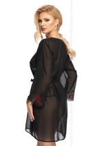 Irall Erotic Oriana Gown Black - Divine Silk