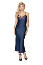 Irall Yoko Nightdress Navy Blue - Divine Silk